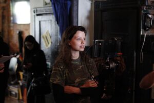 Chloë Levine Instagram - Directing was a dream. Stay tuned 🌀
@blubber_thefilm 

Written by: @abilieff and @chloerlevine 
Cinematographer: @scottt.sweitzerrr 
Producer: @christina_leonardi 
Starring: @abilieff Sam Bilinkas @dermanskypower 
AC: @subzerobrooks 
Gaffer: @abichachavez 
Production Design: @anak.designer 
HMU: @doriatlove 
AD: @taylorttt 
Script Supervisor: @badfeelingsdotcom 
Sound: @danieldegeorges 
Swing: @beeahj @reillyjohnson14 
Casting: @reillyjohnson14 
PAs: @livcflaherty @olivia_a_bak 
Bts 📸: @owenbigler 

Featuring: @delaneykeith @jorgefelipeguevara @reillyjohnson14 @shelbyrjack @shayflylife @818linda