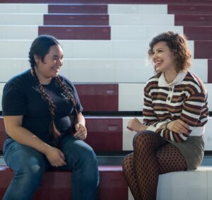 Chloë Levine Instagram - Swipe to see @kimie.muroya and I’s face when you haven’t watched ANTARCTICA yet 
😼

📸: @lindaingeborg 

@antarcticamovie 
@wearebreaker_ 
@comedydynamics