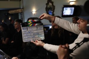 Chloë Levine Instagram - Directing was a dream. Stay tuned 🌀
@blubber_thefilm 

Written by: @abilieff and @chloerlevine 
Cinematographer: @scottt.sweitzerrr 
Producer: @christina_leonardi 
Starring: @abilieff Sam Bilinkas @dermanskypower 
AC: @subzerobrooks 
Gaffer: @abichachavez 
Production Design: @anak.designer 
HMU: @doriatlove 
AD: @taylorttt 
Script Supervisor: @badfeelingsdotcom 
Sound: @danieldegeorges 
Swing: @beeahj @reillyjohnson14 
Casting: @reillyjohnson14 
PAs: @livcflaherty @olivia_a_bak 
Bts 📸: @owenbigler 

Featuring: @delaneykeith @jorgefelipeguevara @reillyjohnson14 @shelbyrjack @shayflylife @818linda