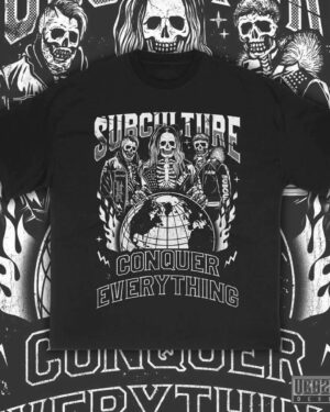 Chloe Smith Instagram - CONQUER EVERYTHING

Our new shirts will be available tonight at the @prowrestlingchaos X @new_wave_academy Ebbw Vale show, as well as Saturday in the Copperbox for @revprouk 11 year anniversary. 

Whatever bad boys are left over will go online after the weekend. 

GET IT