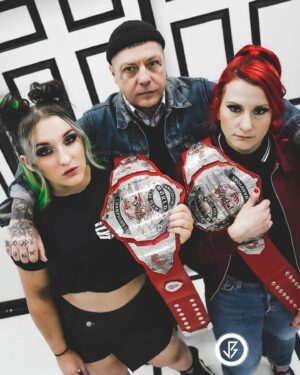 Chloe Smith Instagram - Fuck around and find out.
.
.
#spitfire #tna #tnawrestling #tagteam #prowrestling 
📸 @jorgebarbosa5