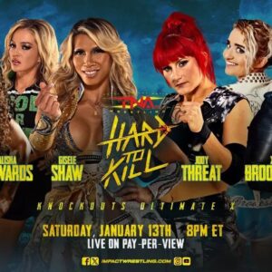 Chloe Smith Instagram - ❌ Who leaves Vegas with the win when the knockouts collide in the high-risk, high-wire ULTIMATE X spectacle THIS SATURDAY at #HardToKill?

LIVE on #TrillerTV PPV | JAN 13 at 8PM ET