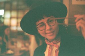 Chloe Van Landschoot Instagram - Analogued in NYC 📸. Thoroughly been enjoying the trials and surprises of learning the manual moments. Unfiltered. Unedited. Shot on Canon AE-1 with lomochrome metro film 🎞️ teacher human @charlie_benoit snapped the first one here