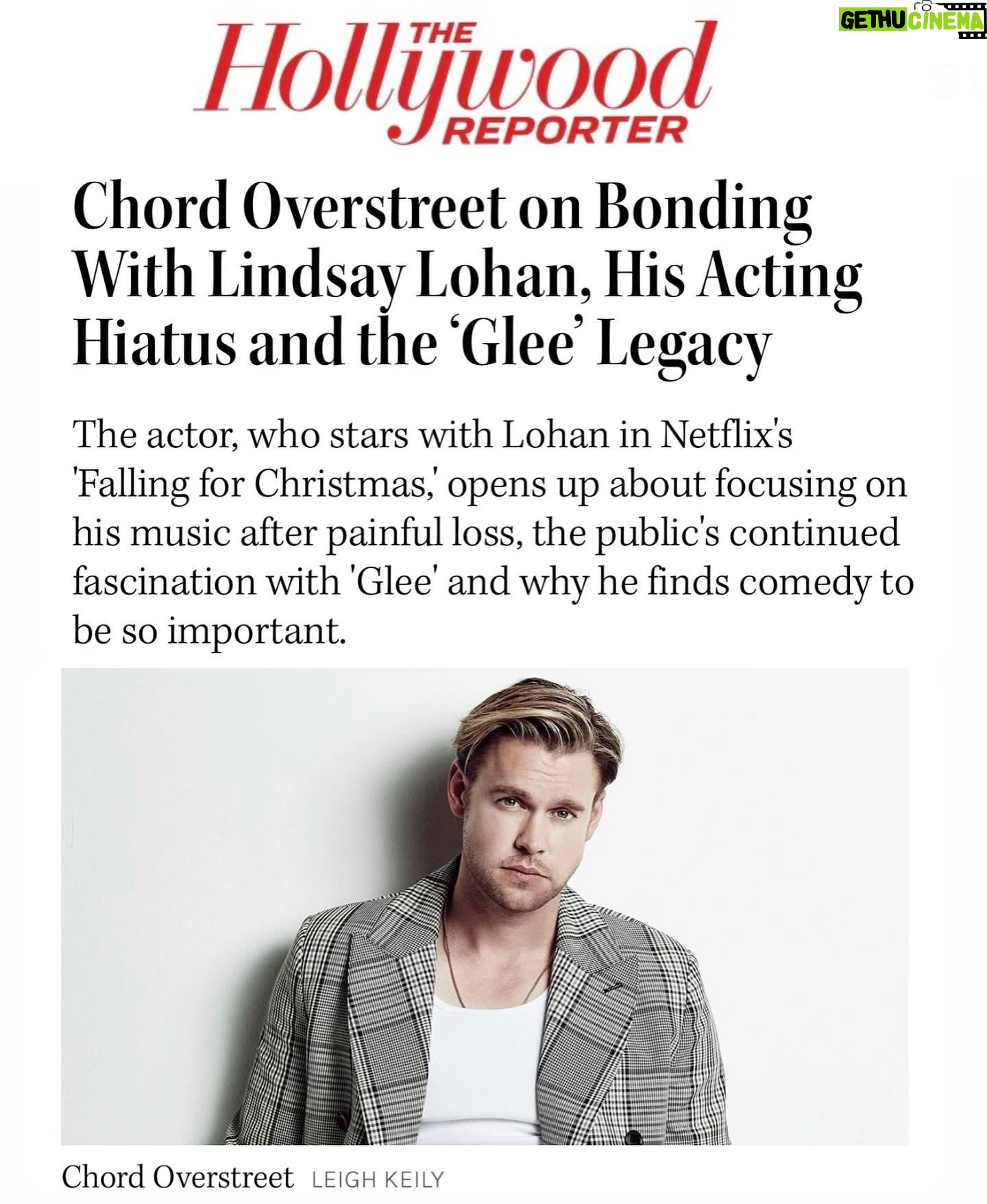 Chord Overstreet - 18.7K Likes - Loved chatting with y’all!! Felt like we went deep on this one. Thanks @hollywoodreporter