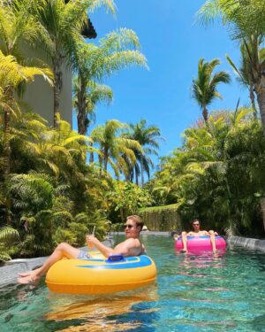 Chord Overstreet Instagram - Nothing like a lil staycation down here in Mexico!! Pretty sure I spent 90% of my time on the lazy river getting sunburnt @fspuntamita #fspuntamita