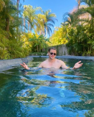 Chord Overstreet Instagram - Nothing like a lil staycation down here in Mexico!! Pretty sure I spent 90% of my time on the lazy river getting sunburnt @fspuntamita #fspuntamita