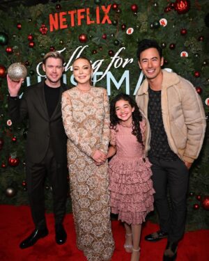 Chord Overstreet Instagram - Had such a blast last night! Can’t wait for you all to see this movie and kick off the holidays!! #fallingforchristmas