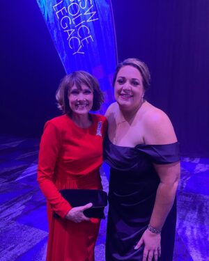 Chris Bath Instagram - Every time I have the honour of emceeing the @nswpolicelegacy #blueribbonball I meet incredible people like Senior Constable Margaret Richardson.  Margie lost her husband Sergeant Geoffrey Richardson as he tried to assist colleagues apprehending a criminal. She says telling their seven year old son that his Daddy was never coming home is the hardest thing she’s ever had to do.  His five month old brother was too young to understand.  You could’ve heard a pin drop as Margie told 800 people her story & what happened when NSW Police Legacy stepped in to help. Thank you to everyone who donated or bought a table or sponsored tonight’s fundraiser, the first in two years (thanks Covid 🙄) And thanks to Margie for making people rip open their wallets 🙌🏻 then dance & sing & mingle to tunes from the actually live on stage, awesome @nswpolice band featuring the magnificent Belinda Parsons on vocals.