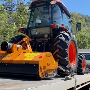 Chris Bath Instagram - Husband of the Year bought me a new toy 🚜 
Imma bona fide 👩🏻‍🌾 now
Soil rehab just got real 
#birdnerdsrusfarm 🌱 💚