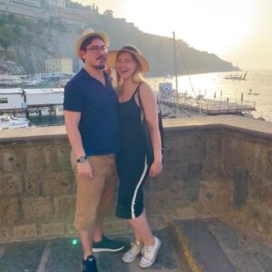 Chris Broad Instagram - Engaged to my favourite person in the world🥰💍 13.01.2023 
⁣
(Yeah, Friday the 13th - in true Chris fashion🥲)
