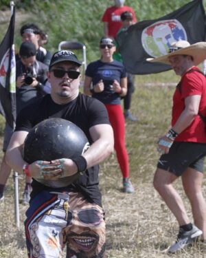 Chris Broad Instagram - Somehow this weekend I survived a Spartan Race - often said to be Japan's hardest race - involving a 1,100m mountain climb with 20 obstacles over 6km in blistering temperatures. (All while wearing Dr Jelly running shorts).

Honestly, I've no idea how I came out (mostly) unscathed, but it felt like an incredible next step on this ongoing fitness journey. I was able to shoot the whole nightmare from start to finish & the video will be out in October! 

And special thanks to @nicholaspettas_ & Angela for encouraging me to take part and to push my physical limits! Can't wait to take part again early next year.