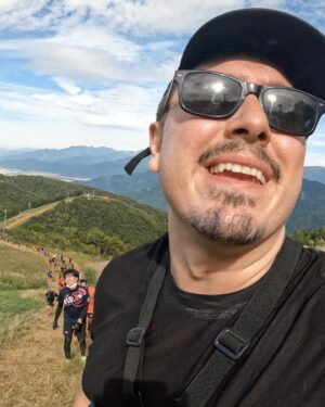 Chris Broad Instagram - Somehow this weekend I survived a Spartan Race - often said to be Japan's hardest race - involving a 1,100m mountain climb with 20 obstacles over 6km in blistering temperatures. (All while wearing Dr Jelly running shorts).

Honestly, I've no idea how I came out (mostly) unscathed, but it felt like an incredible next step on this ongoing fitness journey. I was able to shoot the whole nightmare from start to finish & the video will be out in October! 

And special thanks to @nicholaspettas_ & Angela for encouraging me to take part and to push my physical limits! Can't wait to take part again early next year.