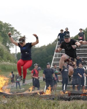 Chris Broad Instagram - Somehow this weekend I survived a Spartan Race - often said to be Japan's hardest race - involving a 1,100m mountain climb with 20 obstacles over 6km in blistering temperatures. (All while wearing Dr Jelly running shorts).

Honestly, I've no idea how I came out (mostly) unscathed, but it felt like an incredible next step on this ongoing fitness journey. I was able to shoot the whole nightmare from start to finish & the video will be out in October! 

And special thanks to @nicholaspettas_ & Angela for encouraging me to take part and to push my physical limits! Can't wait to take part again early next year.