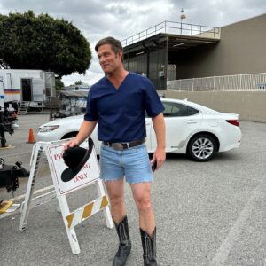 Chris Carmack Instagram - Pookie was looking absolutely fire the other day. 🤠 #GreysAnatomy