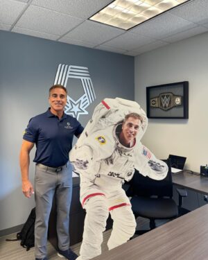 Chris Cassidy Instagram - Astronaut Chris briefly came out of retirement and visited our office today…