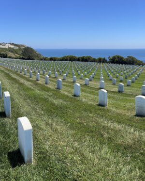 Chris Cassidy Instagram - My wife and I visited #fortrosecransnationalcemetery and found #medalofhonor recipient and brother #navyseal #michaelmonsoor  Section U, plot 412-E.  #rip  While searching for Mike, we noticed this patriot who served in three wars #worldwar1 #worldwar2 #koreanwar  This trip also made me realize each tombstone represents a lifetime of stories, many of those ended too soon.  #thankyou @mohmuseum @navysealfoundation #navyseals #onlyeasydaywasyesterday