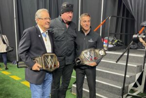 Chris Cassidy Instagram - This week the @wwe announced their partnership with the @mohmuseum  Much thanks to @stephaniemcmahon  and the entire #wwe team.  We are #grateful for your support!  And watch out @undertaker #moh recipient, General Pat Brady and I are vying for your belts!