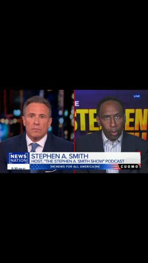 Chris Cuomo Instagram - Stephen A. Smith came on the show tonight to discuss what he thinks the best way to beat Trump is - and he’s pretty disgusted by how it’s going.