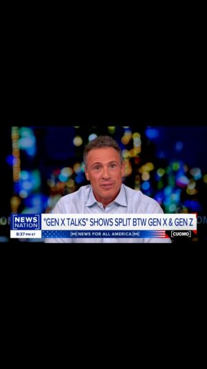 Chris Cuomo Instagram - Meet the unfiltered father son duo Mark and Briggs Mendenhall of “Gen X Talks”.  These two give us a chance to laugh at the generational communication gap between us and our kids that can drive us crazy. You can thank me later