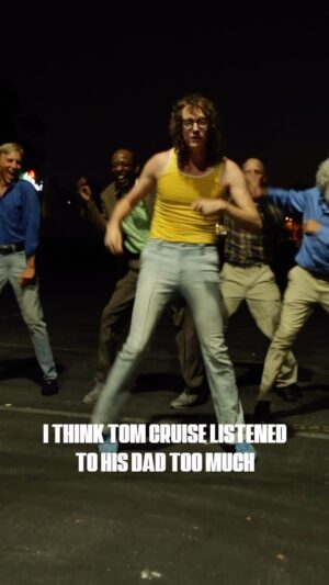 Chris Fleming Instagram - Tom Cruise Theory
Directed by @catsolen 
DP @aaronwgrimes