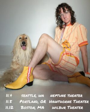 Chris Fleming Instagram - new show new tour new boots 
😊
very excited to get tricky with you all
tickets at chrisflemingfleming.com 
presale for Boston starts tomorrow at noon with code FLEM
Logo by the always incredible @worthikids