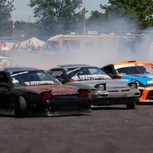Chris Forsberg Instagram - @clubloose ProBro down started back in 2015, and has never been more alive! So rad seeing everybody get down on the road course. This year… we even saw a boat? 😂 full video on YouTube! 

#fdnj #formulad #formuladrift #probrodown #clubloose #etown #greatestplaceonearth #drift #drifting #nissan #z #nismo
