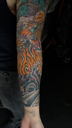 Chris Garver Instagram - tiger sleeves are always on the menu.