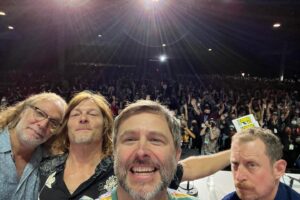 Chris Hardwick Instagram - Hall H! I can’t believe it’s been since 2019. THREE WHOLE YEARS! But you were just as wonderful as you always were if not more so. I am thankful for you and thankful we got to do this one in person. Thank you for a wonderful final @amcthewalkingdead panel. I almost made it through without getting choked up! But then at the very end, it hit me: this is the last time we’d all be on that stage together as a group. It will forever be a cherished memory. I hope you had as much fun as we did!! ❤️🧟‍♂️ #sdcc2022