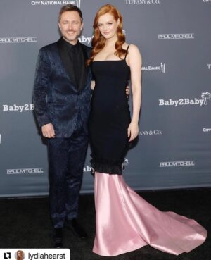 Chris Hardwick Instagram - Very honored to have been at the @baby2baby 10th-anniversary gala this past weekend w/ @lydiahearst! 

Third trimester is underway, btw!!! ❤️