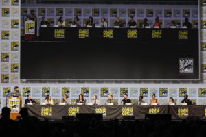 Chris Hardwick Instagram - Hall H! I can’t believe it’s been since 2019. THREE WHOLE YEARS! But you were just as wonderful as you always were if not more so. I am thankful for you and thankful we got to do this one in person. Thank you for a wonderful final @amcthewalkingdead panel. I almost made it through without getting choked up! But then at the very end, it hit me: this is the last time we’d all be on that stage together as a group. It will forever be a cherished memory. I hope you had as much fun as we did!! ❤️🧟‍♂️ #sdcc2022