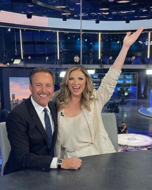 Chris Harrison Instagram - What a dream team! 
@meritstreetmedia is officially on the air. @laurenzima and I feel so blessed to be producing and hosting tv at Merit. For all the details of how you can watch, when we’ll be gracing the airwaves and for all the details on the launch check out our latest episode of @themostdramaticpodever