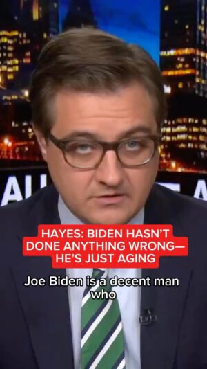 Chris Hayes Instagram - @chrislhayes: “Biden has not caught in a scandal—he’s just aging.”