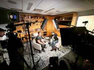 Chris Hayes Instagram - Got to interview Rachel today about her fantastic new podcast on the history of pre-war American fascism, and the people who worked to stop it. Convo coming to WITHPod soon! 

Her podcast is called Rachel Maddow Presents: Ultra