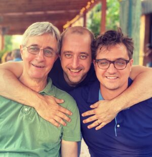 Chris Hayes Instagram - @bxhayes and I got really really lucky in the dad department. 

📷 @scasamenti