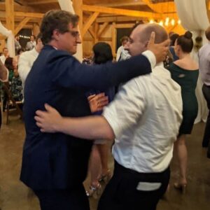 Chris Hayes Instagram - After a brutal year and a ten-month covid delay I got to be the best man for @bxhayes as he tied the knot with @scasamenti 

What a joyful blessing it was!