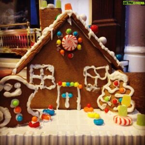 Chris Kendall Instagram - My little sister has made a gingerbread house. I made fun of the penis door knocker and she's crying. #MerryChristmas