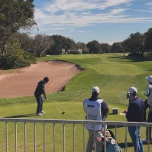 Chris Lane Instagram - Huge Thank You to @hiltongrandvacations for having me this week!! Everything about this tournament is top notch and so much fun, from the golf to the concerts and just getting to meet and play with the @lpga_tour girls and celebrities! Already looking forward to next year🤘🏻Shout out to @dfbush62 for carrying the bag this week!