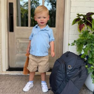 Chris Lane Instagram - I Blinked and it was Duttons first day of school..Somebody tell me how time goes this fast!!