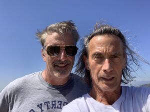 Chris Noth Instagram - Tom Dicillo is one of NYC’s great filmmakers - (Living in Oblivion) - and a pal since 1980 when we were both broke and making our way in this crazy business .. we just climbed Runyon Canyon -