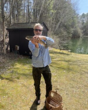 Chris Noth Instagram - 2 lb Rainbow- A very good dinner!
