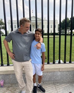 Chris Noth Instagram - In front of the people’s house! A beautiful house !