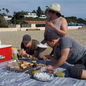 Chris O'Neill Instagram - a delightful picnic