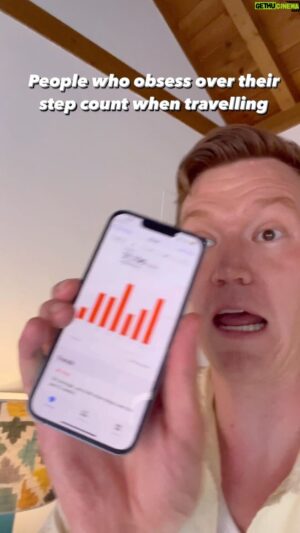 Chris Parker Instagram - I wouldn’t say my husband and I are running out things to say to each other on our honeymoon. I would just say that step count is coming up a lot