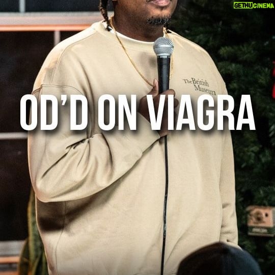 Chris Powell - 23.5K Likes - “OD’d on Viagra” 🎤: @comediancp
Your soap is a joke! Upgrade your personal care with @drsquatch
#donttellcomedy #comediancp #standupcomedy #comedy #funny #storytime #awkward #viagra