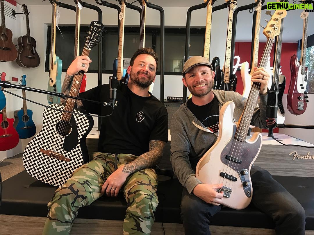 Chris Raab - 0.9K Likes - This week on @bathroombreakpodcast my guest is Michael Schulz @mschulz83. He is the artist relations manager at Fender guitar @fender. He has collaborated with musician like Flea @flea333, Duff Mckagan @officialduffmckagan, Tim Armstrong @timtimebomb and many more. We sat down for a fun conversation about his work over the years with some of the best musicians of all time. LINK IN BIO. Hope you enjoy! Thanks @rickkosick 🎥#bathroombreakpodcast #raabhimself #michaelschulz #fenderguitars #fender #bass #artistsrelations #timarmstrong #rancid #flea #redhotchilipeppers #duffmckagan #gunsnroses #dhaniharrison #georgeharrison #thebeatles #music #artists #guitars #instruments #jackass #vivalabam #cky