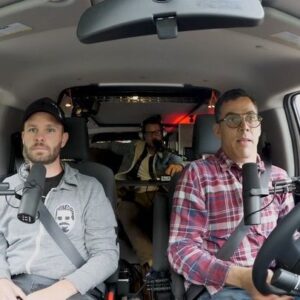Chris Raab Instagram - This week on @bathroombreakpodcast my guest is the one and only @steveo. He took me for a ride in his mobile podcast studio and we covered lots of topics. Thanks @scottrandolph83 for producing🎤🎥 @rickkosick 📷 Hope you enjoy! LINK IN BIO #bathroombreakpodcast #raabhimself #steveo #yeahdude #jackass #vivalabam #cky #poop