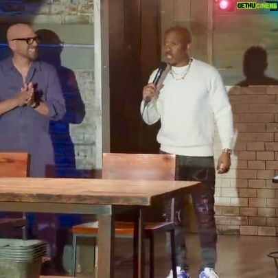 Chris Redd - 1.2K Likes - @chrisreddis and @chefsymon are coming out of the gates SWINGING for @BobbyFlay! 🥊
Don't miss #BeatBobbyFlay, TOMORROW @ 9|8c!