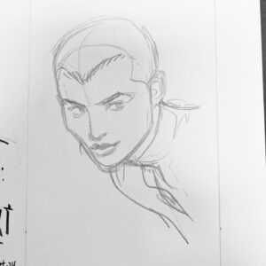 Chris Samnee Instagram - Here’s a bit of process from a handful of recent warmups ✍️✍️✍️