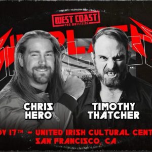 Chris Spradlin Instagram - It’s been 3 1/2 years since I’ve stepped in the ring & heard that bell ring. 

Friday, November 17th, San Francisco, West Coast Pro, MY HOME…

Timothy Thatcher gets his bell rung. 

Here he comes.