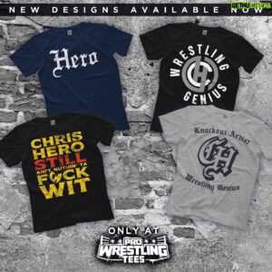 Chris Spradlin Instagram - https://www.prowrestlingtees.com/wrestler-t-shirts/chris-hero.html